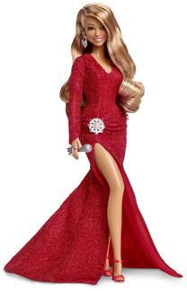 Кукла Mattel Barbie Mariah Carey HJX17, 30 см, красный цв.
