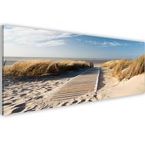 Akrilo stiklo reprodukcija Artgeist Wild Beach, 120 cm x 40 cm