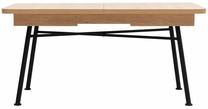 Valgomojo stalas išskleidžiamas Kalune Design Nala, natūralus, 160 - 198 cm x 90 cm x 77 cm
