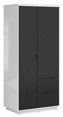 Spinta Forn, balta sp./juoda sp., 56.5 cm x 94 cm x 200.5 cm