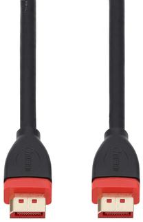 Vads Hama DisplayPort male, Displayport male, 1.8 m, melna krās.