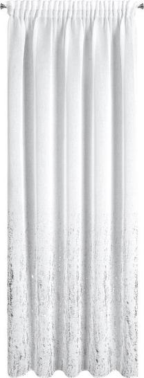 Dienas aizkari Olivia, balta krās./sudraba krās., 140 cm x 270 cm