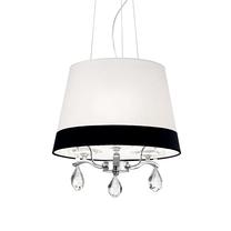 Šviestuvas kabinamas Ideal Lux Domus SP3, E14, 3 x 40 W, balta sp. / chromo sp.