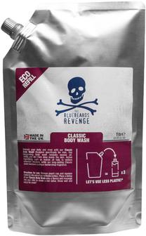 Kūno prausimosi želė vyrams The Bluebeards Revenge Classic Refill, 1000 ml
