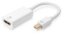 Adapteris Digitus Mini DisplayPort - HDMI AK-340416-002-W Mini DisplayPort male, HDMI female, 0.2 m, balta krās.