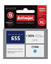 Rašalinio spausdintuvo kasetė ActiveJet Premium AH-655CR, žalsvai mėlyna (cyan) sp., 12 ml