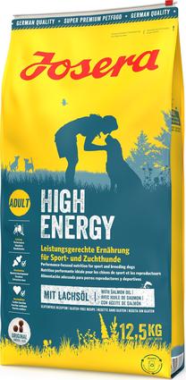 Sausas šunų maistas Josera High Energy, paukštiena, 12.5 kg