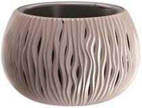 Gėlių vazonas Prosperplast Sandy Bowl 137975, plastikinis, Ø 14 cm, šviesiai ruda sp.