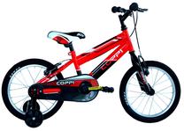 Vaikiškas dviratis Coppi Argo Argo, juoda sp./raudona sp., 16"