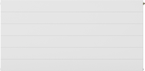 Radiatorius Mexen, 80 cm x 40 cm, balta sp.