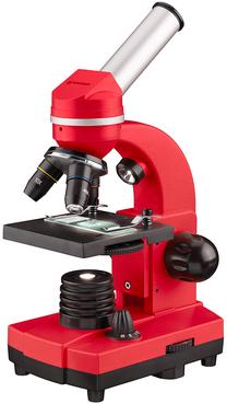Детский микроскоп Bresser Junior Biolux SEL 40–1600x, красный цв.
