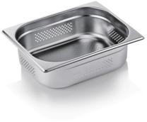 Uzglabāšanas trauks Was GN 1/2 Perforated, 6.5 l, nerūsējošais tērauds