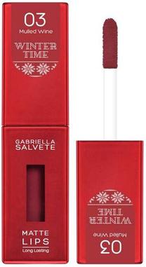Lūpų dažai Gabriella Salvete Winter Time Matte Lips, 4.5 ml, 03 mulled wine