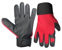 Pirštinės Forte Tools GM238, suaugusiems, juoda sp./raudona sp., 9/L