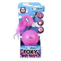 Электрическая игрушка для котов Coockoo Foxy, розовый цв.