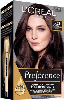 Kраска для волос L’Oréal Paris Preference, florence цв., 5.21, 160 мл