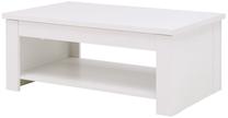 Журнальный столик Forte, белый цв., 110 см x 65 см x 44.4 - 66.3 см