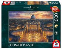 Dėlionė Schmidt Thomas Kinkade Vatican Sunset 108393, 49.3 cm x 69.3 cm, 1000 vnt., įvairių spalvų