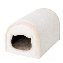 Kaķu māja Doggy Gatto, balts krās./bēša krās., 51 cm x 33 cm