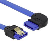 Vads Delock SATA 7-pin, SATA 7-pin, 0.3 m, zila krās.