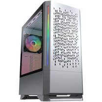 Kompiuterio korpusas Cougar Gaming MX430 Air RGB, skaidri sp./balta sp.
