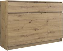 Komoda, ruda sp., 97 cm x 40 cm x 120 cm