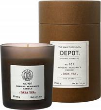 Svece, aromātiskā Depot 900 scents no. 901 dark tea, 35 - 40 h, 160 g, brūna krās.