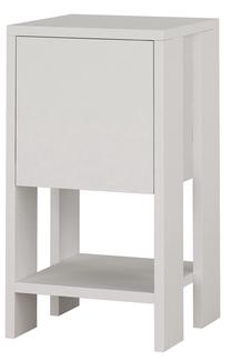 Naktinis staliukas Kalune Design Ema 776HMS3419, balta sp., 55 cm x 30 cm x 30 cm