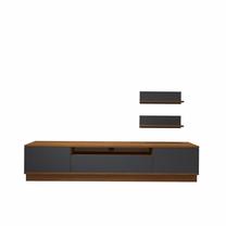 ТВ стол Kalune Design Freestyle 180R-CA, ореховый цв., 40 см x 180 см x 46 см