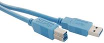 Laidas Qoltec USB 3.0 A male, USB 3.0 B male, 3 m