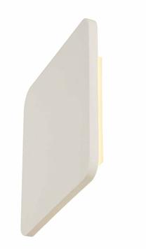 Valgusti seinale SLV Plastra Square 148019, LED, 3000 °K, 1 x 10.5 W, valge v. / valge v.