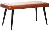 Prieškambario suoliukas Homla Brizo 863450, ruda sp./juoda sp., 90 cm x 37 cm x 45 cm