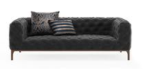 Sofa Hanah Home Fashion 291NDS1103, pilka sp., 100 x 198 cm x 71 cm