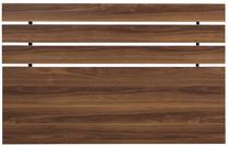 Lovos galvūgalis Kalune Design Fuga, 3 cm x 180 cm, 100 cm, riešuto sp.