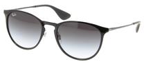Спортивные солнцезащитные очки Ray-Ban Erika Metal RB3539 002/8G 54, 54 мм, черный цв.