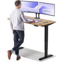 Datorgalds regulējams augstums Desktronic HomePro, 140 cm x 70 cm, 63 - 128 cm, ozola krās./melns krās.