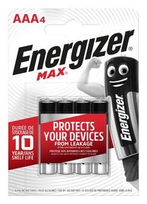 Baterijas Energizer EN2400B4MAXn, AAA, 1.5 V