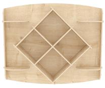 Sieninė lentyna Kalune Design Ato, ąžuolo sp., 61.8 cm x 81.6 cm x 15 cm