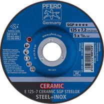 Slīpēšanas disks Pferd E125-7, 125 mm x 22.23 mm