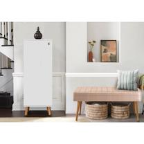 Prieškambario baldų komplektas Kalune Design Vegas White 200 - 0900, vidaus, balta sp./smėlio sp.