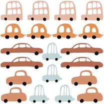 Настенная наклейка Cars Boho II, красный цв./oранжевый цв.