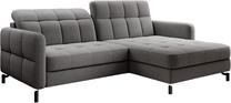 Kampinė sofa Lorelle Omega 13, pilka sp., dešininė, 160 x 225 cm x 105 cm