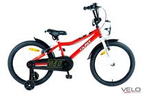 Vaikiškas dviratis, vaikų Gust Tex 8221, raudona sp., 20"