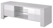 TV staliukas Cama Meble West, baltas, 130 cm x 42 cm x 42 cm