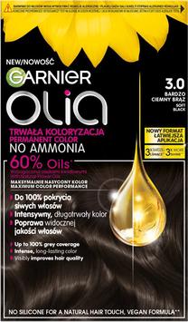 Kраска для волос Garnier Olia, soft black цв., 3.0, 174 мл