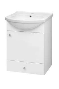 Vonios spintelė su praustuvu Riva SA50A-3, balta sp., 29.3 cm x 46.8 cm x 66 cm