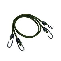 Elastīga stiprinājuma virve ar āķiem Mil-tec, 75 cm, melna krās., 2 gab.