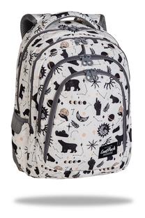 Skolas mugursoma CoolPack E10581, ziloņkaula krās./daudzkrāsains, 19 cm x 44.5 cm x 32 cm