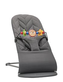 Mazuļu šūpuļkrēsls BabyBjorn Bliss Woven Bundle, antracīta krās.