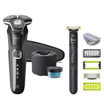 Barzdaskutė Philips 5000 S5898/79 + Q11864 ONE BLADE, li-ion, juoda sp.